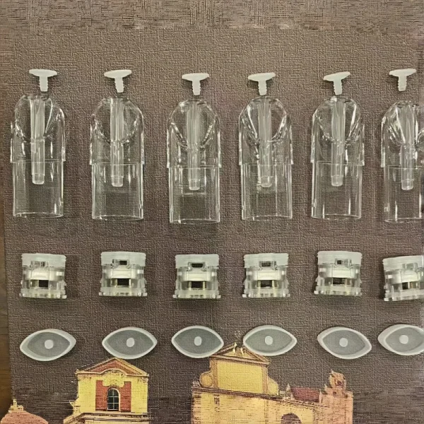 SP2S 白底白芯不發光 亮面/霧面可選 2ml容量空煙彈 - 喜貝貝