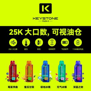 KEYSTONE FLEX-3 25000口 透明倉 專彈專機套裝